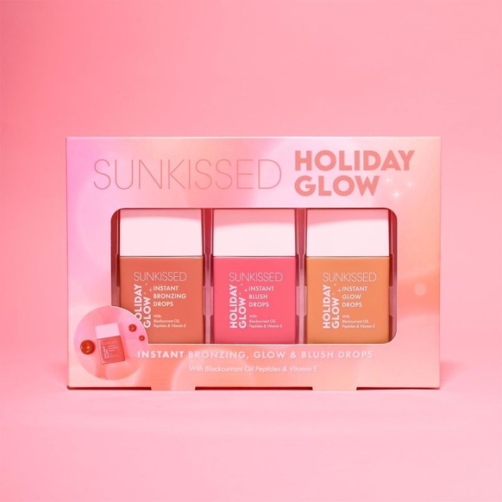 Sunkissed Holiday Glow Makeup Gift Set 3Pc