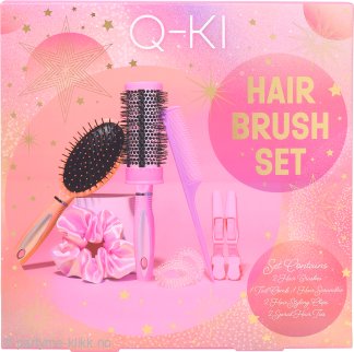 Q-Ki Christmas Hair Brush Gift Set 7Pc