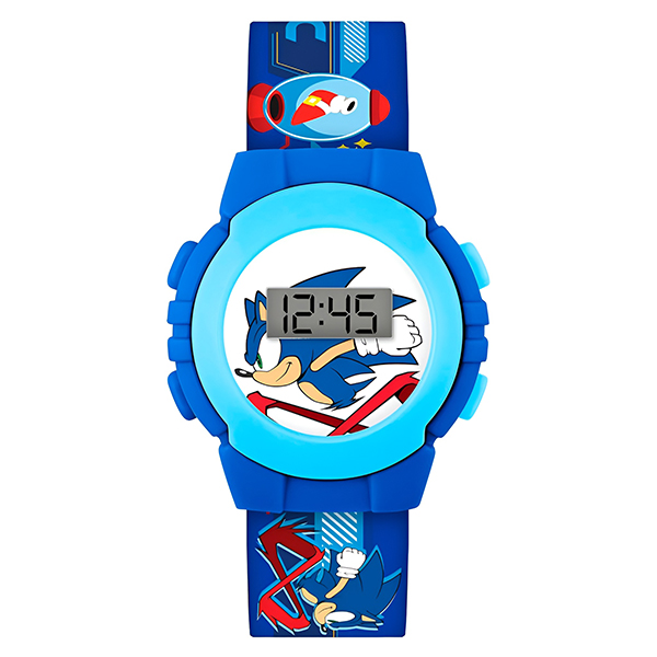 Sonic Sega The Hedgehog Blue Digital Watch - SNC4316