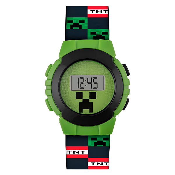 Minecraft Green Digital Watch - MIN4223