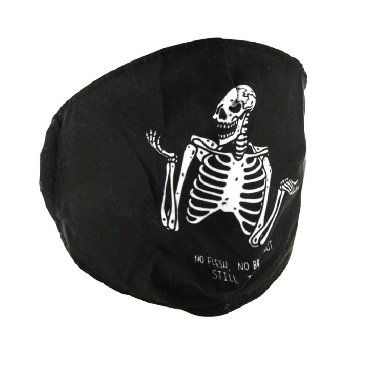 Reusable fashion textile mask, pattern 12