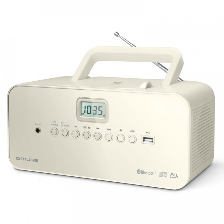 Digital radio CD player USB White