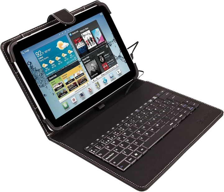 Case for Tablet and Keyboard Silver HT UNIVERSAL 9-11
