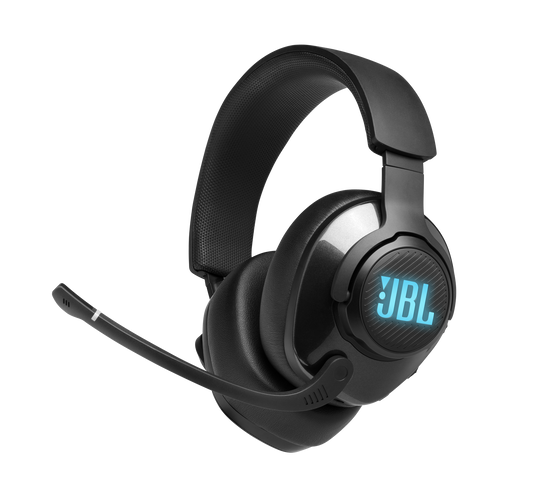 JBL Quantum 400, Over-Ear Wired Gaming Headset, Surround, RGB - Black