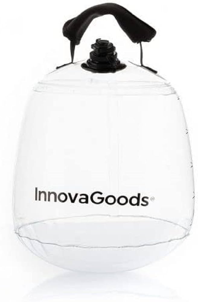 INNOVAGOODS WATER-FILLED KETTLE BELL FOR FITNESS TRAINING WITH EXERCISE GUIDE FIBELL