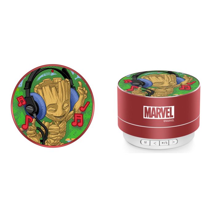 Groot 001 Multicoloured Portable 3W wireless pocket speaker