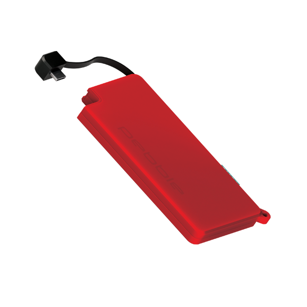 Veho Pebble Pokket 1000mah Keyring Power bank Red