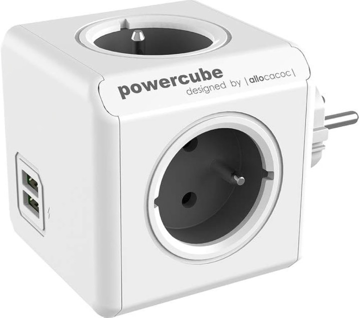 PowerCube Extended USB UK  GREY