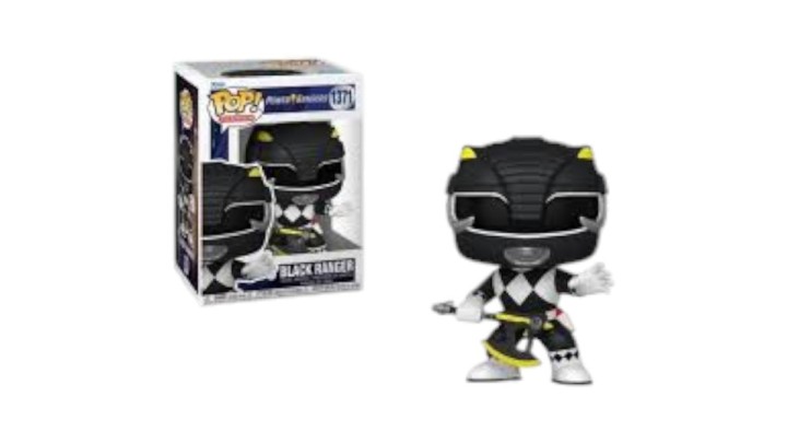 Funko Pop! Television: Power Rangers - Black Ranger #1371 Vinyl Figure