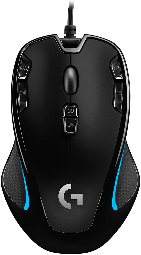 LOGITECH MOUSE  WIRELESS G300S BLACK/BLUE GAMING
