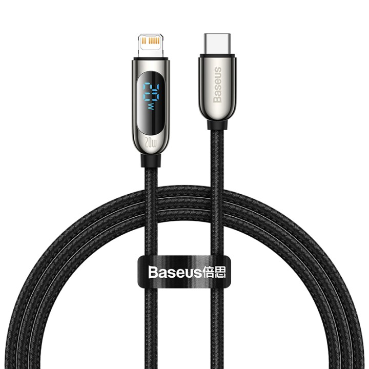 Baseus Cable Lightning to USB-C Display 20W 1m Black