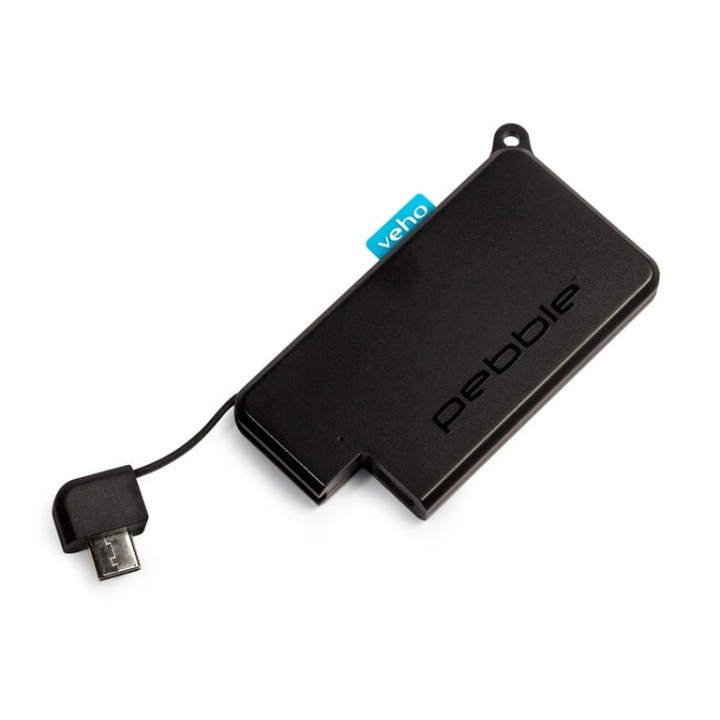 Veho Pebble Pokket 1000mah Keyring Power bank Black