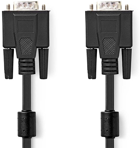 Nedis Cable VGA male - VGA male Black 20m