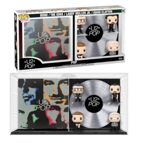Funko Pop! Albums Deluxe: U2 Pop - Bono / The Edge / Larry Mullen Jr. / Adam Clayton #46 Viny