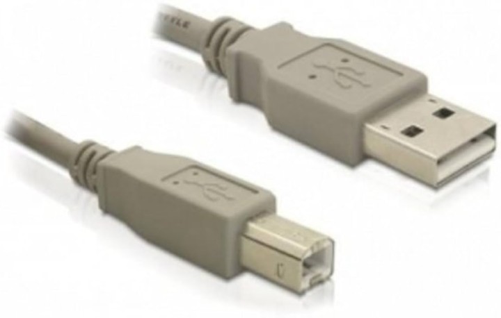 Value USB 2,0 High Speed Cable A-B Male 1.8m