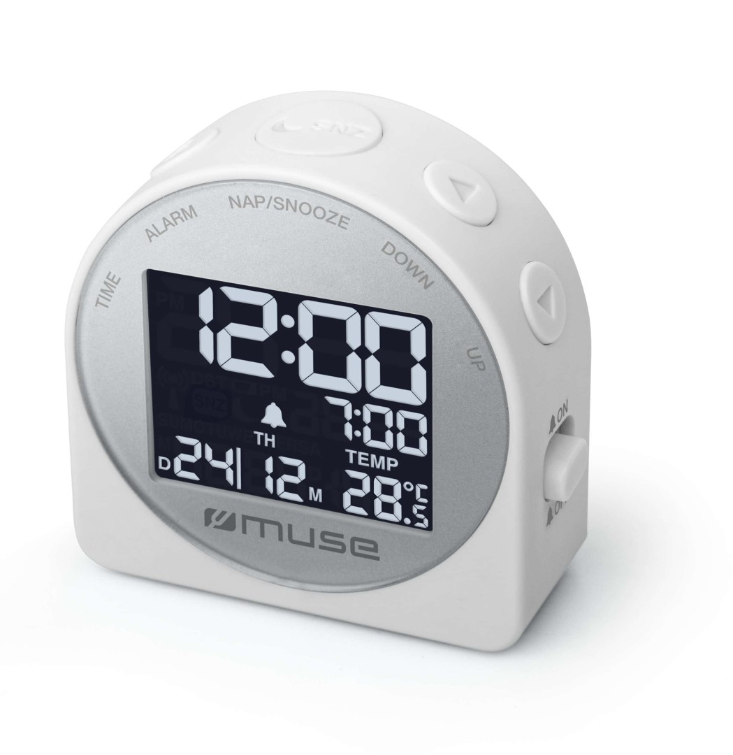 Muse Alarm Clock White M-09 CW