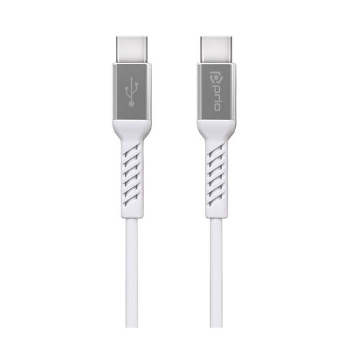 prio Charge  Data Cable USB C to USB C 1.2m white
