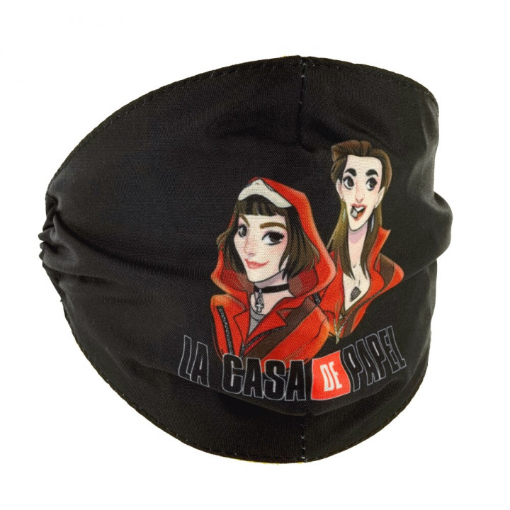 Reusable fashion textile mask, pattern 10