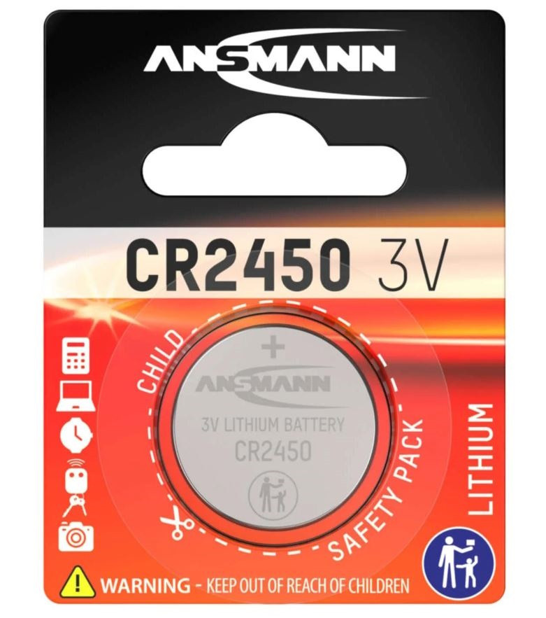 ANSMANN CR 2430,Non - Rechargeable Batteries,Coin Cells in Blister Packs