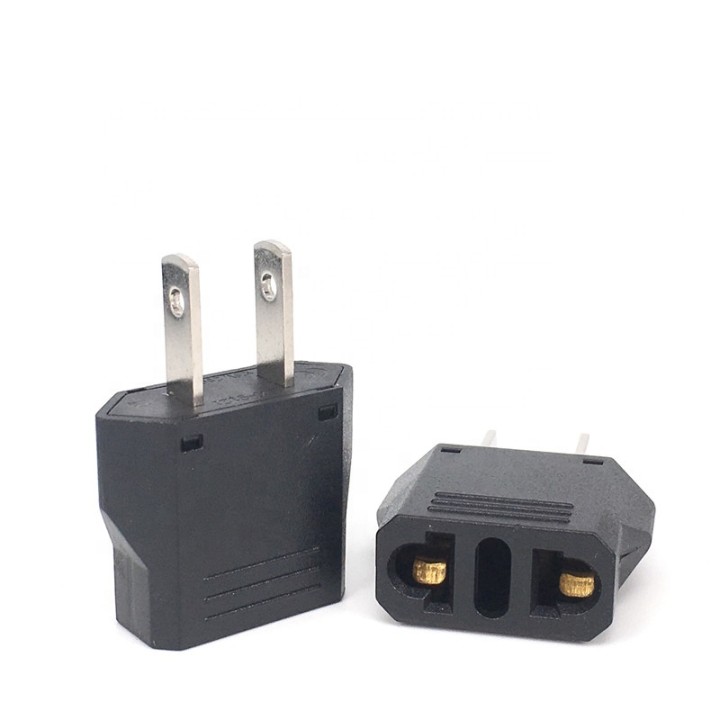 2-pin US to EU Plug Adapter