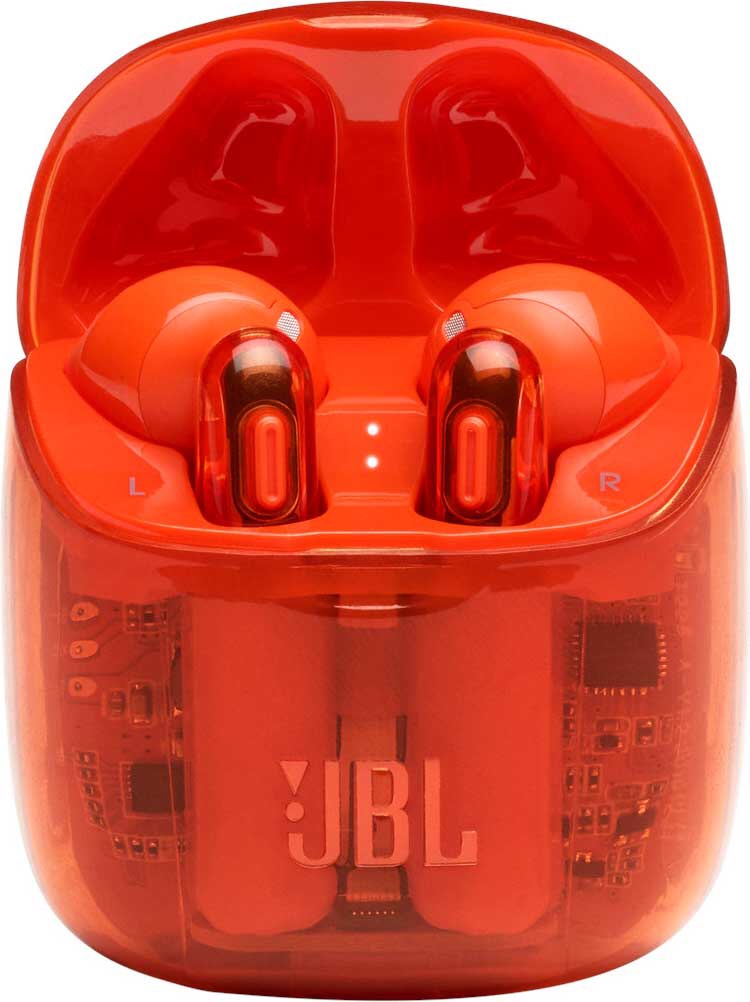 JBL Tune 225TWS, True Wireless Ear-Buds Headphones, Ghost Orange