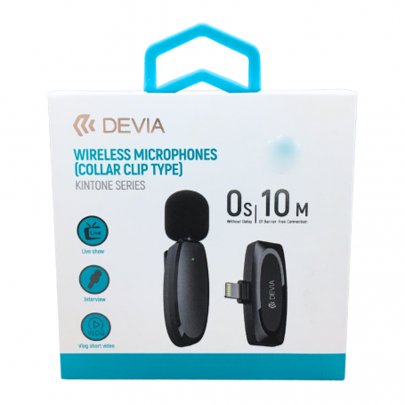 Devia microphone Kintone Lightning wireless black