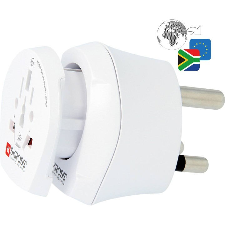 SKROSS travel adapter combo South Africa  Europe, type M - 1.500202-E