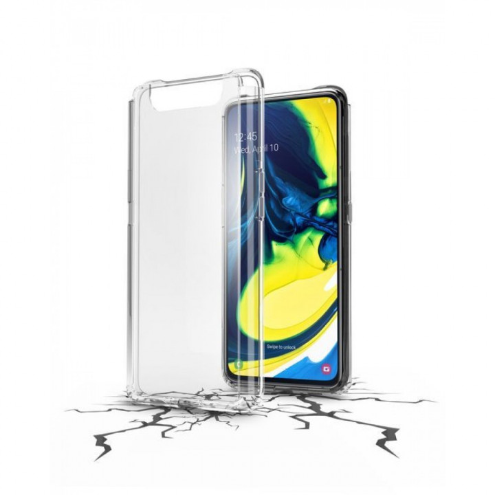 HARD CASE CLEAR DUO GALAXY A80 TRANSP