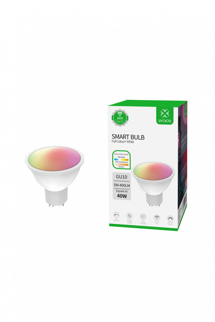 WOOX R9076 GU10 5.5W WiFi Smart LED Spot RGB  CCT