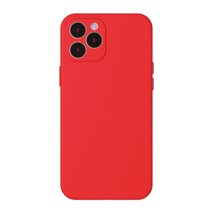 Baseus iPhone 12 Pro Max case Liquid Silica Gel Bright red