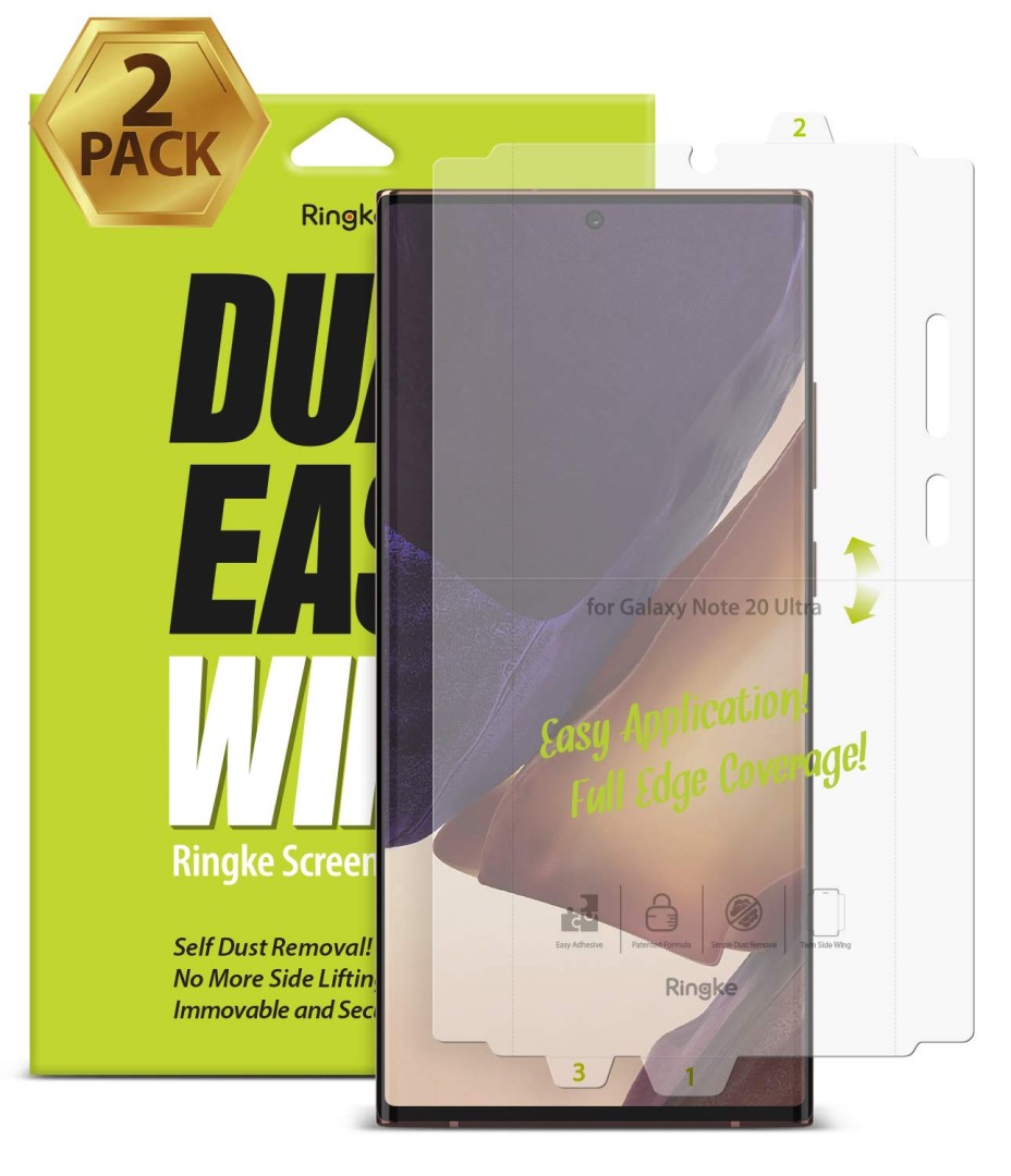 Ringke Galaxy Note 20 Screen Protector Dual Easy Wing Full 1+1