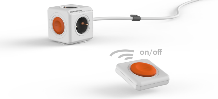 Allocacoc PowerCube Original Remote Set with Remote Control White