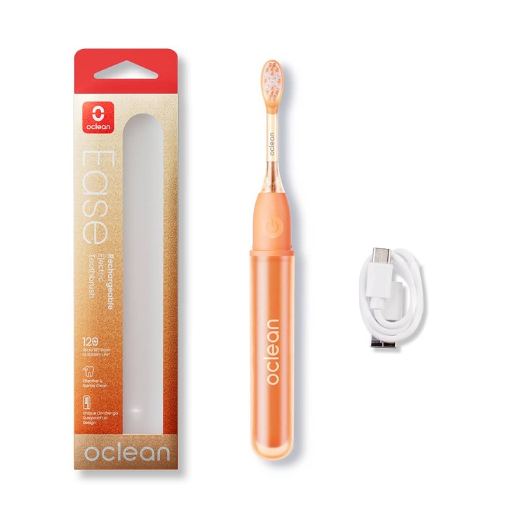 Oclean Ease Rechargeable Electric Toothbrush, Orange