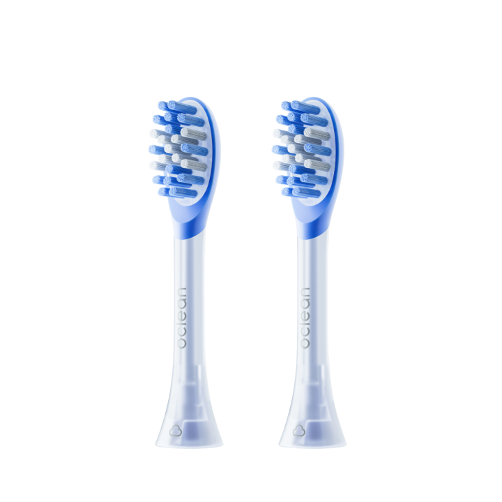Oclean Easy Clean Electric Toothbrush Heads 2-Pack, Ease Blue