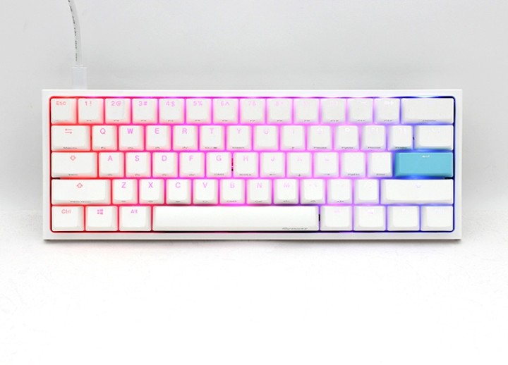 Ducky One 2 SF RGB Pure White 65 Layout Keyboard Cherry Brown