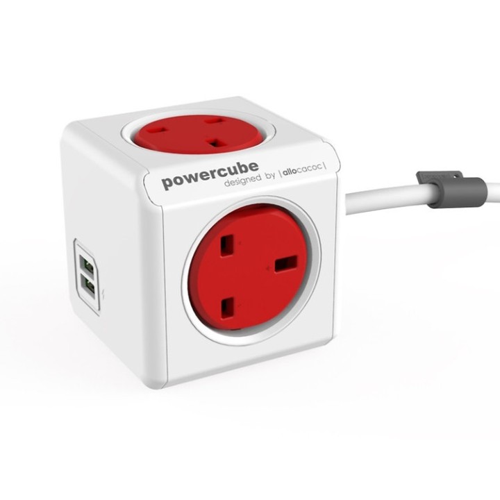 PowerCube Extended USB UK RED