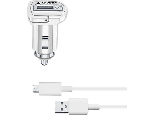 CAR CHARGING KIT - FAST CHARGER 15W + MICRO USB CABLE 1M