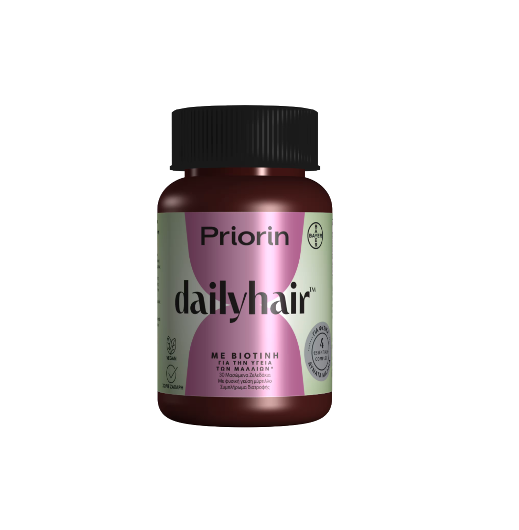 Priorin dailyhair με Βιοτίνη 30 μασώμενα ζελεδάκια