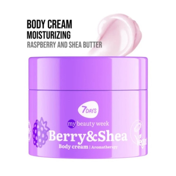 7Days Aromatherapy Berry & Shea Body Cream 250Ml