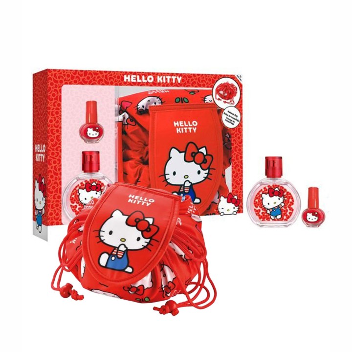 Arival Hello Kitty Edt 50Ml+Makeup Bag+Nail Polish 25