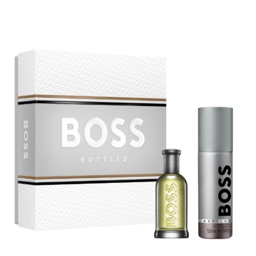 Boss Bottled Eau De Toilette 50Ml & Deodorant Spray 150Ml