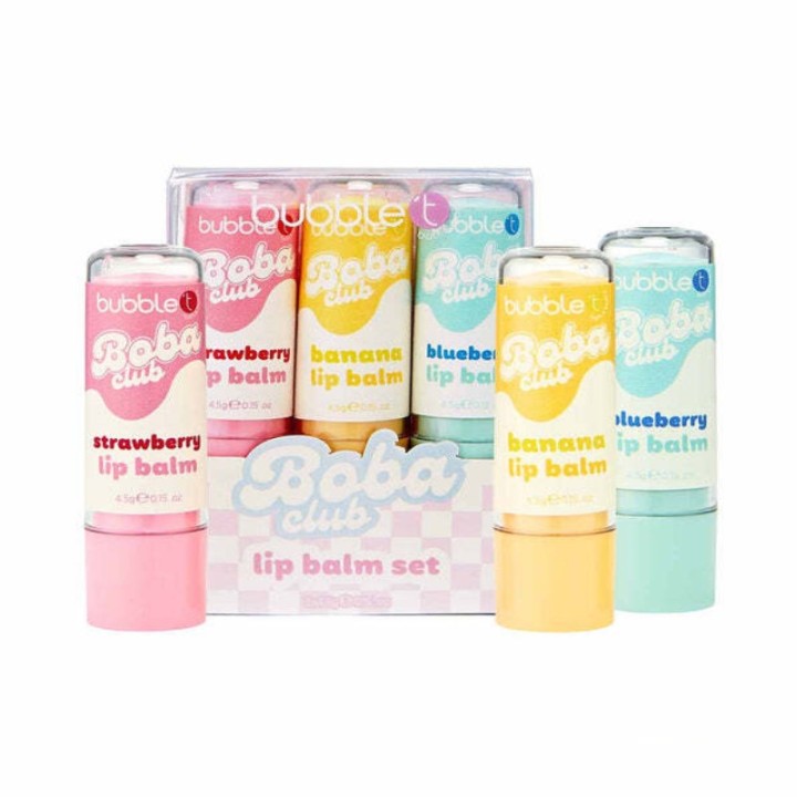 Bubble T Boba Lip Balm 3X4.5Gr Set