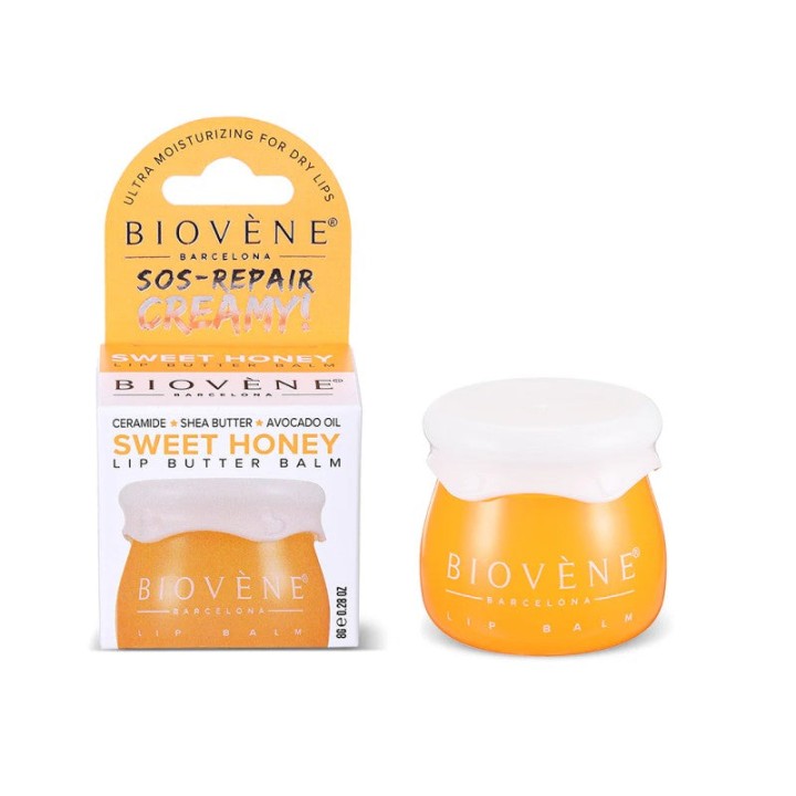 Biovene Honey & Ceramide Lip Butter Balm Sos-Repair Creamy