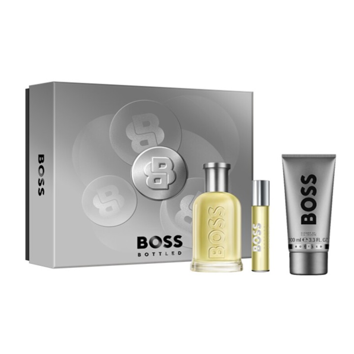 Hugo Boss Bottled Edt 100Ml+Mini10Ml+Sg 100Ml 25