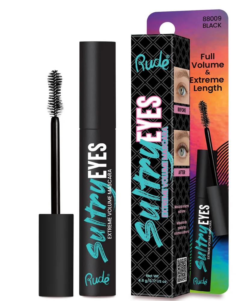 Rude Cosmetics Sultry Eyes Extreme Full Vol. Mascara-Wtp Black