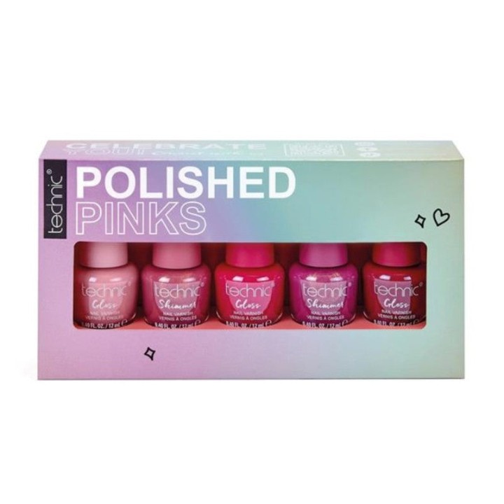 Technic Polished Pinks Nail Set