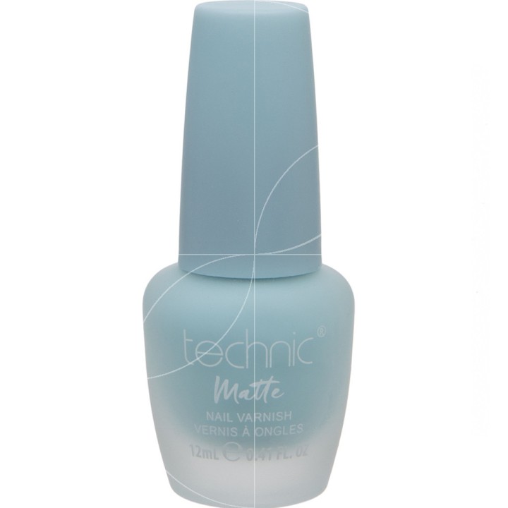 Technic Matte Nail Varnish Blue Sky
