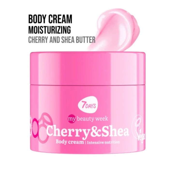 7Days Intensive Nutrition Cherry&Shea Body Cream 250Ml