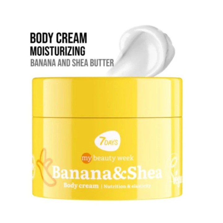 7Days Nutrition & Firming Banana & Shea Body Cream 250Ml
