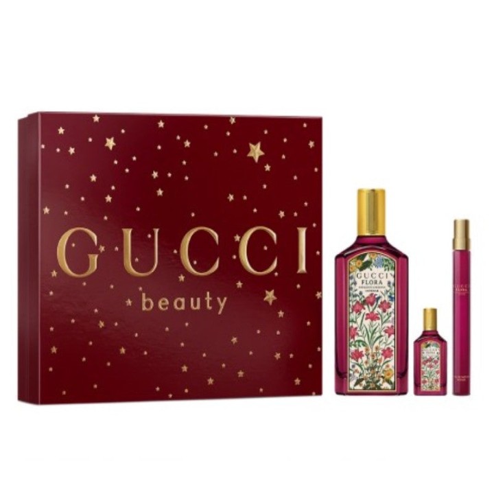 Gucci Flora Edp 100Ml & Mini 10Ml Set